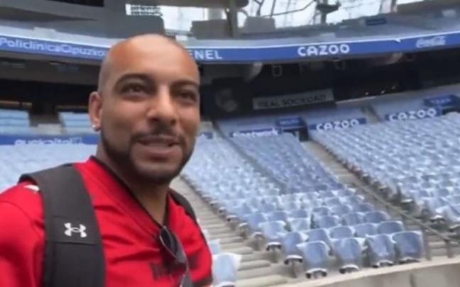 El polémico youtuber Borja Escalona en Anoeta El polémico youtuber Borja Escalona en Anoeta
