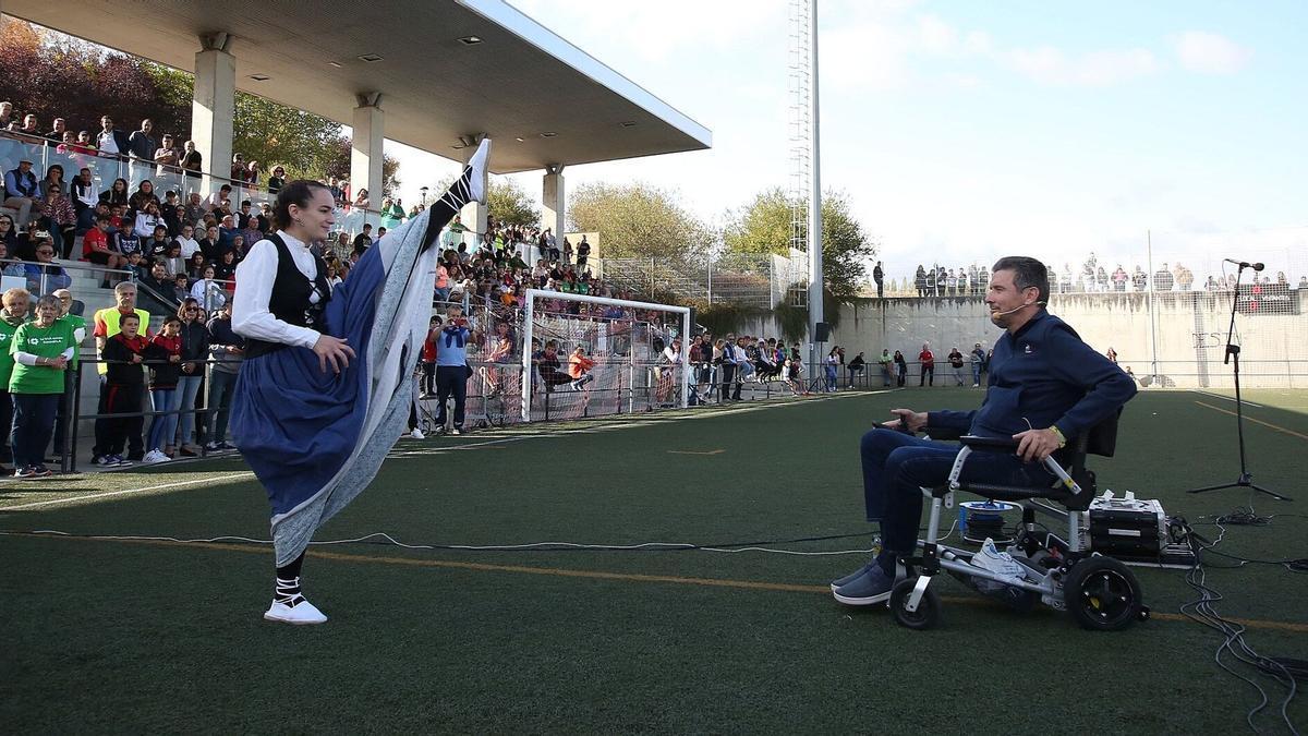 Homenaje a Juan Carlos Unzué en Orkoien