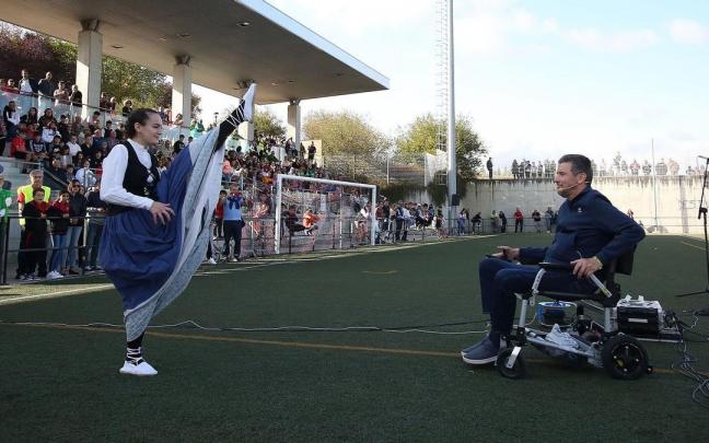 Homenaje a Juan Carlos Unzué en Orkoien Homenaje a Juan Carlos Unzué en Orkoien
