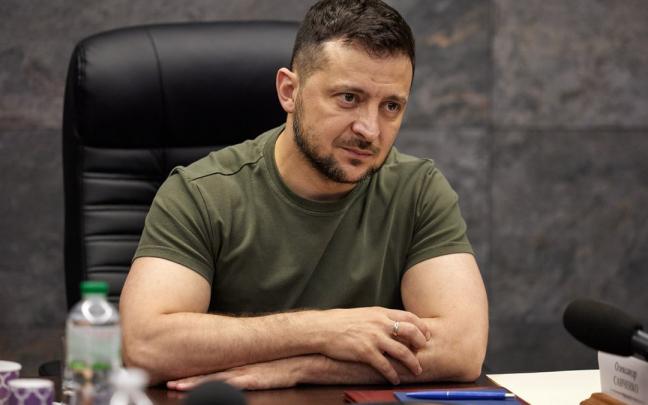 El presidente ucraniano Volodimir Zelenski. El presidente ucraniano Volodimir Zelenski.