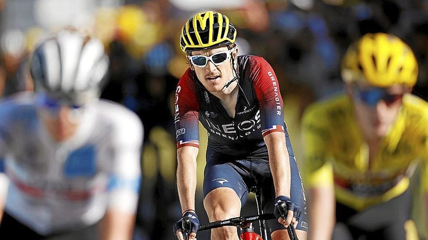 Geraint Thomas, tercero en la general, está rindiendo a un gran nivel. | FOTO: AFP