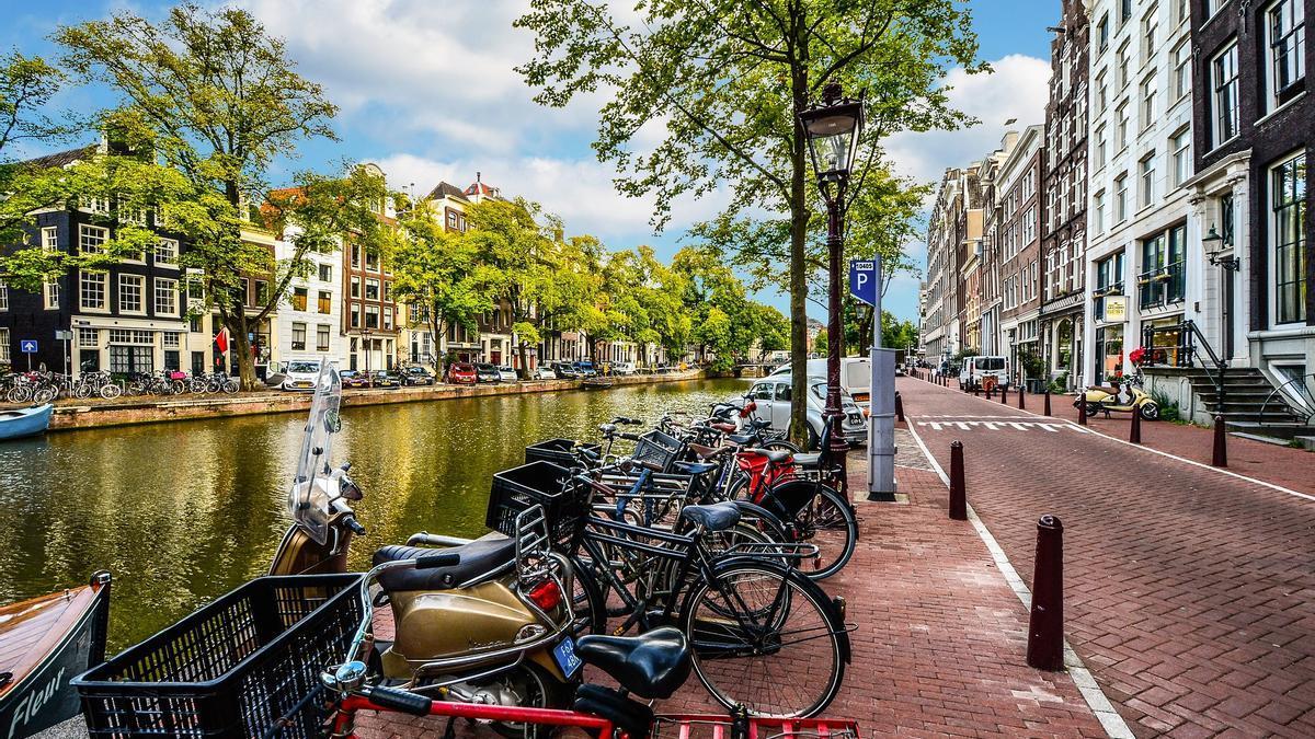 Vista de la ciudad de Ámsterdam.