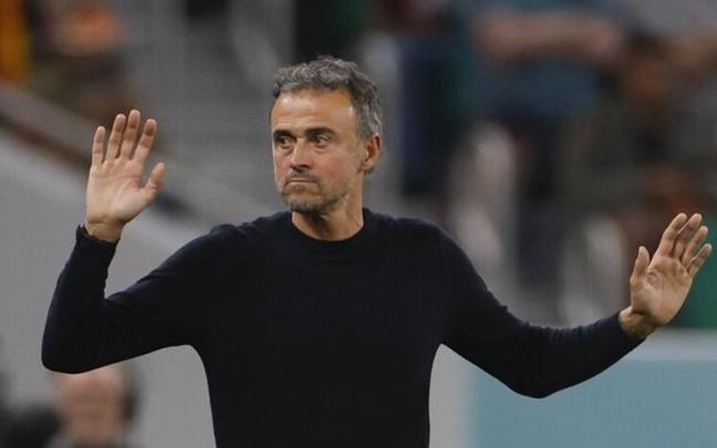 El seleccionador español, Luis Enrique Martínez.