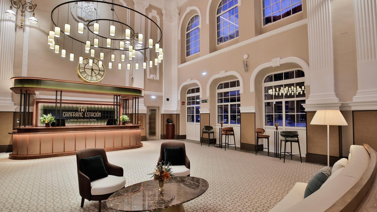 Recepción del hotel.