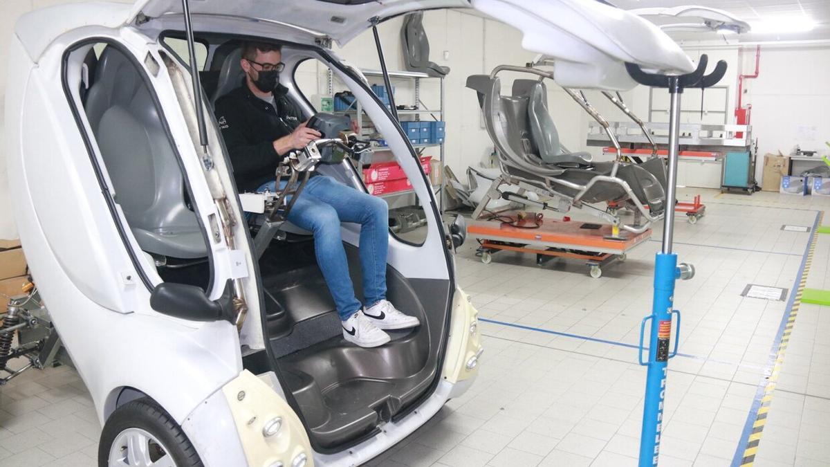 Prototipo del vehículo eléctrico.