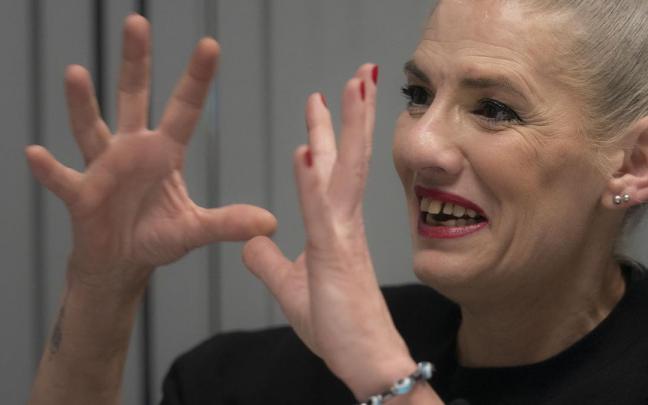 Diana Uranga, durante la entrevista concedida a este peri&oacute;dico