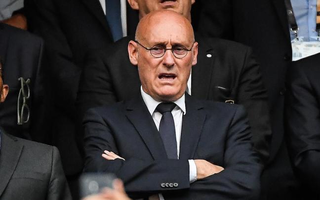 Bernard Laporte, presidente de la federación francesa de rugby. Bernard Laporte, presidente de la federación francesa de rugby.