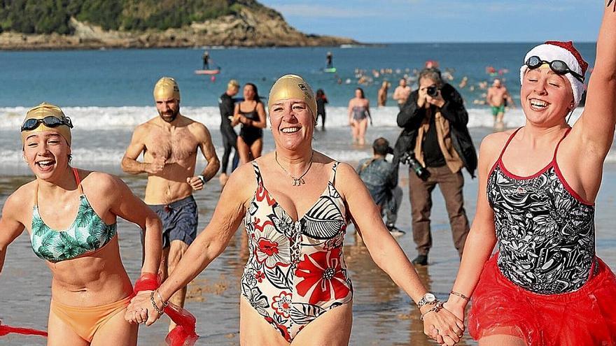 Brazadas solidarias
en Donostia