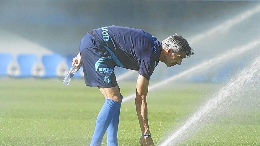 Imanol, en el campo