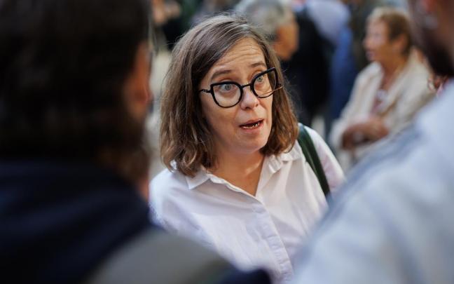 La diputada de la CUP Eulàlia Reguant. La diputada de la CUP Eulàlia Reguant.