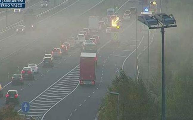Imagen captada por las c&aacute;maras de tr&aacute;fico del Gobierno Vasco.