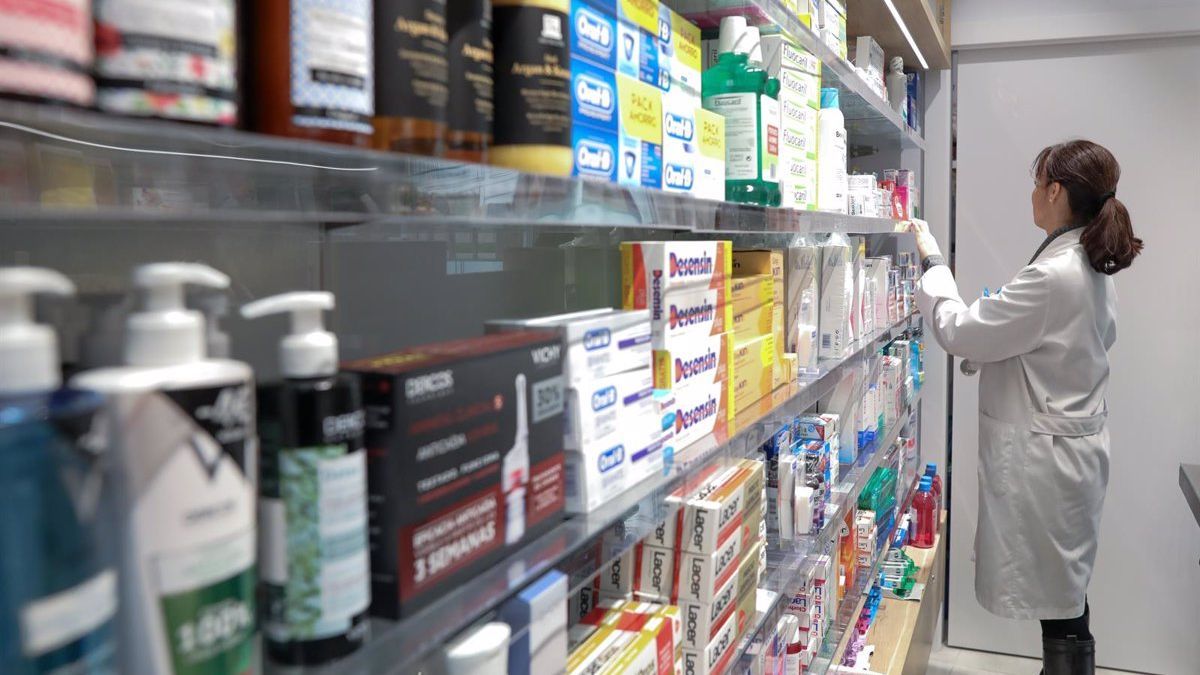 Interior de una farmacia