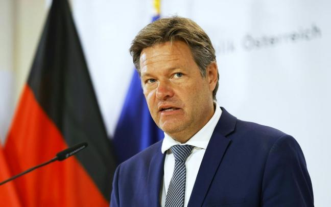 El ministro alem&aacute;n de Econom&iacute;a, Robert Habeck.