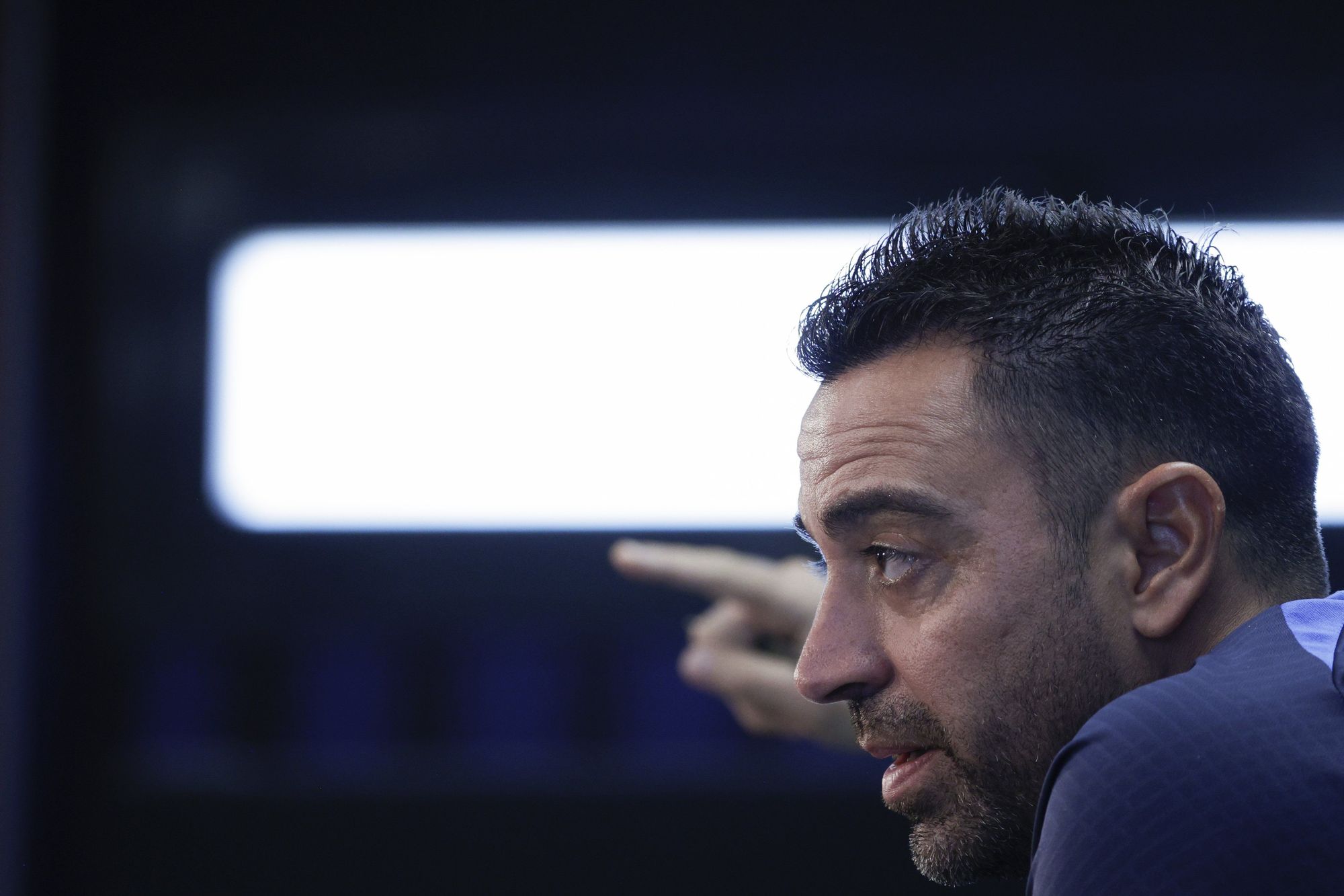 El entrenador del FC Barcelona, Xavi Hernández.