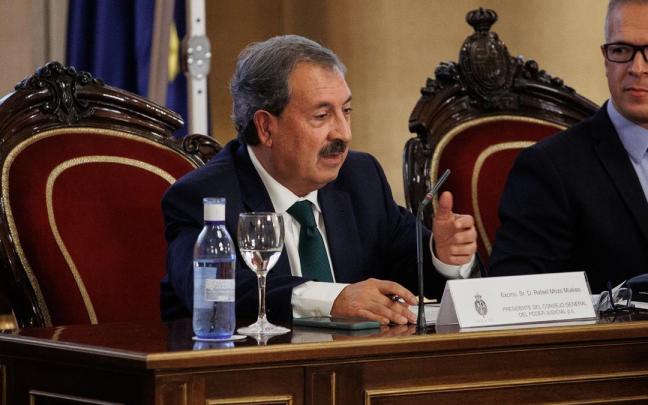 El presidente del Consejo General del Poder Judicial, Rafael Mozo.