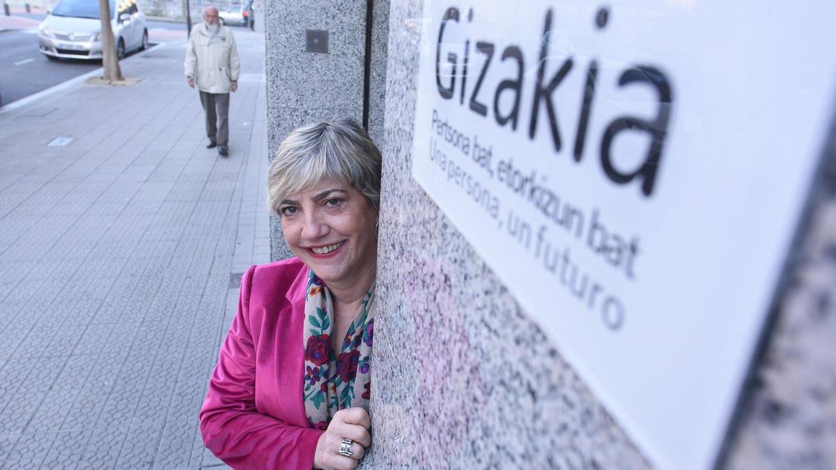 Estíbaliz Barrón, directora de la Fundación Gizakia.