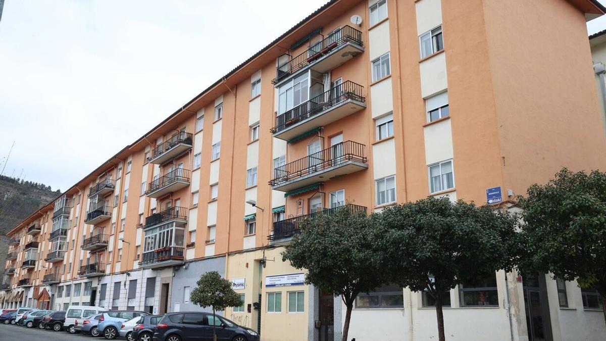 Viviendas que se beneficiarán del programa de rehabilitación energética en Ansoáin