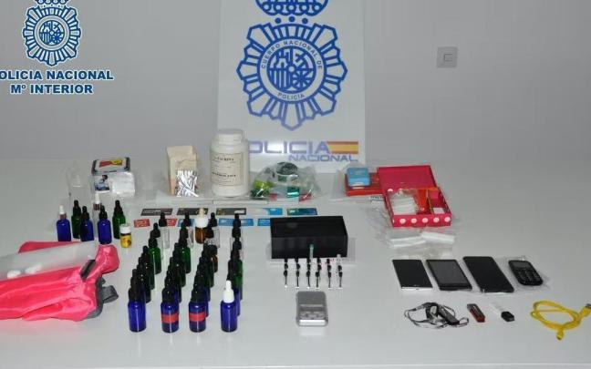 Sustancias y objetos intervenidos Cedida