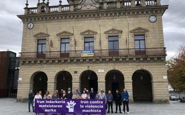 Imagen de la concentración en Irun