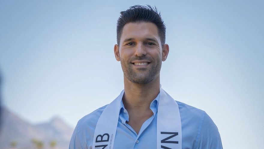 Trino Ávila, primer finalista y top 6 en el certamen nacional de Mister Reinado Nacional de Belleza España 2022.