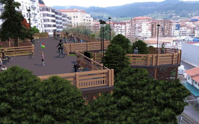 Infograf&iacute;a sobre las obras que se ejecutar&aacute;n en Bermeo.