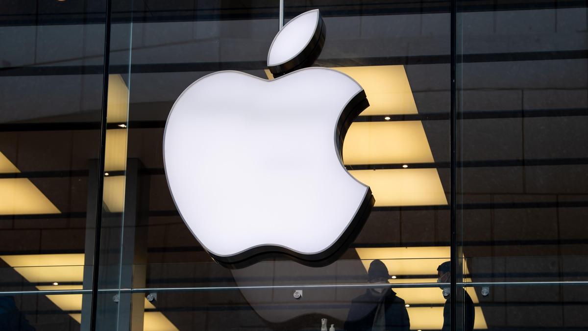 Logo de la empresa Apple, en una de sus sedes en Bavaria (Alemania). Logo de la empresa Apple, en una de sus sedes en Bavaria (Alemania).