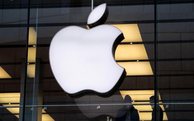 Logo de la empresa Apple, en una de sus sedes en Bavaria (Alemania). Logo de la empresa Apple, en una de sus sedes en Bavaria (Alemania).