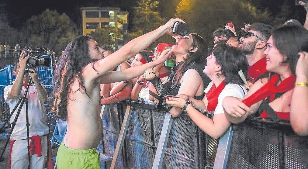 Ben Yart Sanferminetako kontzertuan.