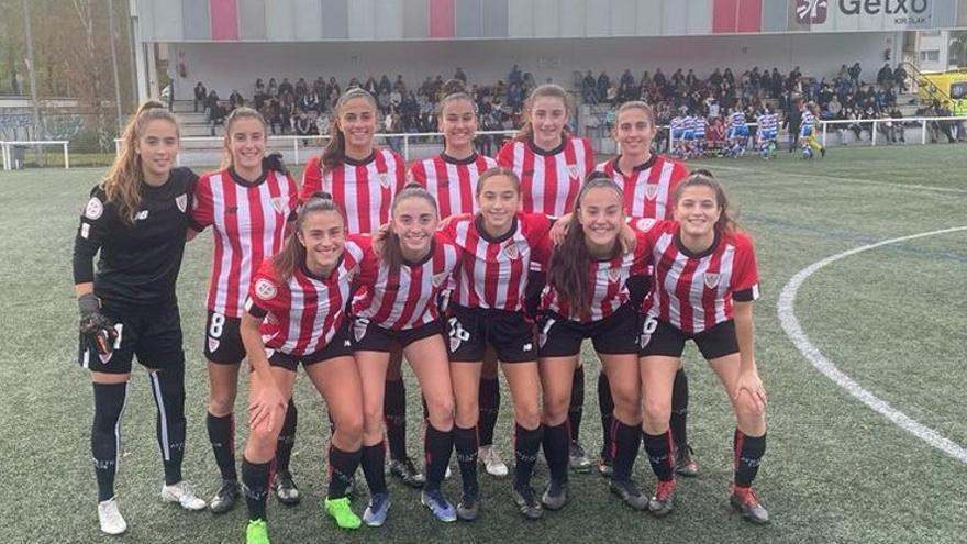 El Athletic C se impuso al Bizkerre en el derbi