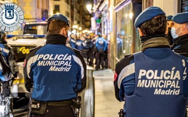 Agentes de la Polic&iacute;a Municipal de Madrid.