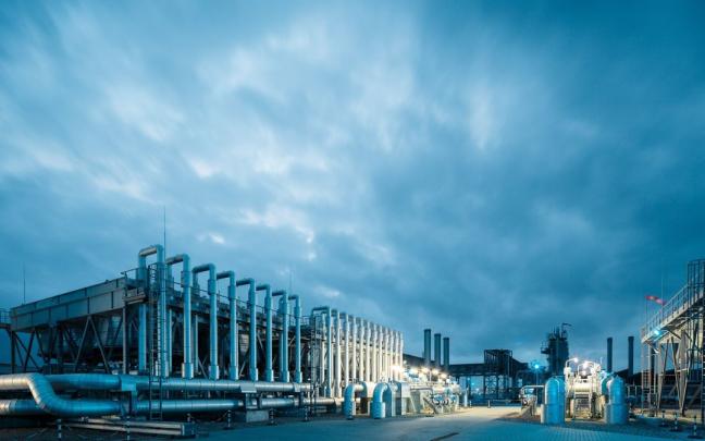 Planta de almacenamiento de gas de Uniper.