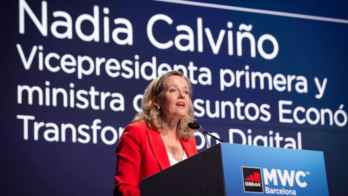 La ministra de Economía y vicepresidenta, Nadia Calviño.