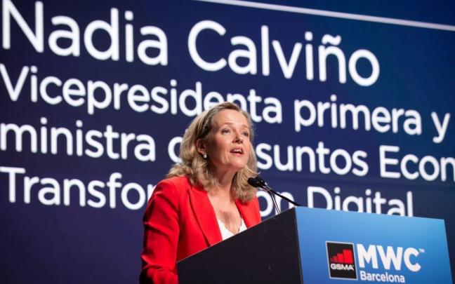 La ministra de Economía y vicepresidenta, Nadia Calviño. La ministra de Economía y vicepresidenta, Nadia Calviño.