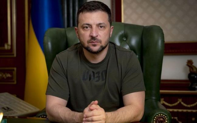 El presidente de Ucrania, Volodimir Zelenski. El presidente de Ucrania, Volodimir Zelenski.