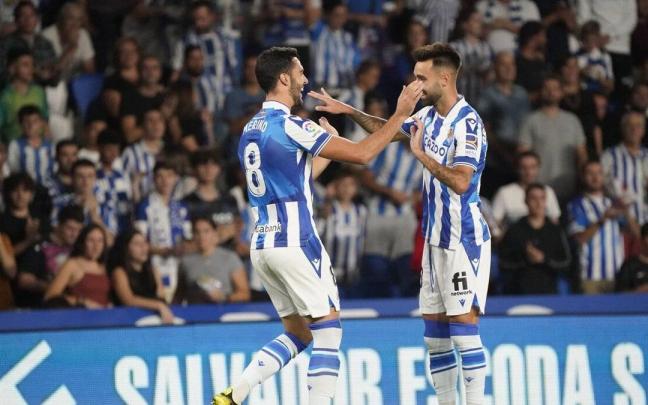 Mikel Merino y Brais Méndez.