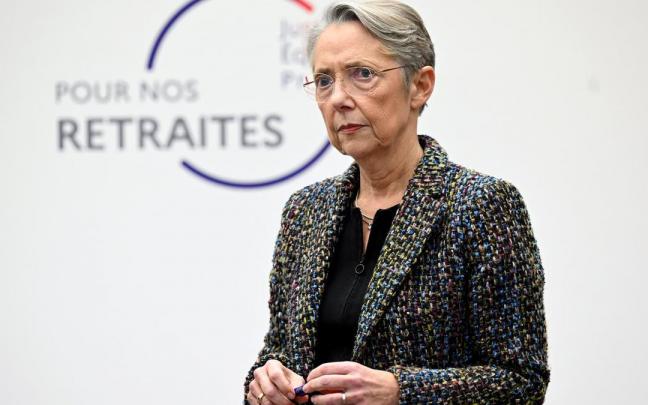 La primera ministra francesa, &Eacute;lisabeth Borne