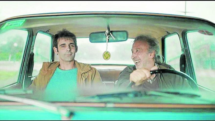 'El vasco' filmaren grabazioaren une bat.