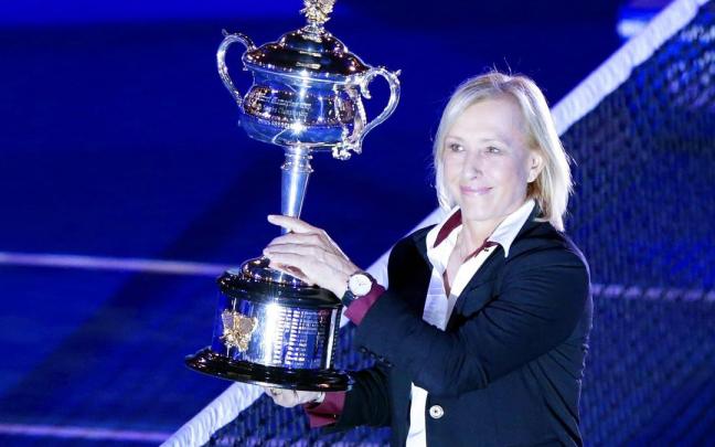 Martina Navratilova en una imagen de 2015. Martina Navratilova en una imagen de 2015.