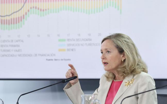 La vicepresidenta primera y ministra de Asuntos Económicos y Transformación Digital, Nadia Calviño. La vicepresidenta primera y ministra de Asuntos Económicos y Transformación Digital, Nadia Calviño.