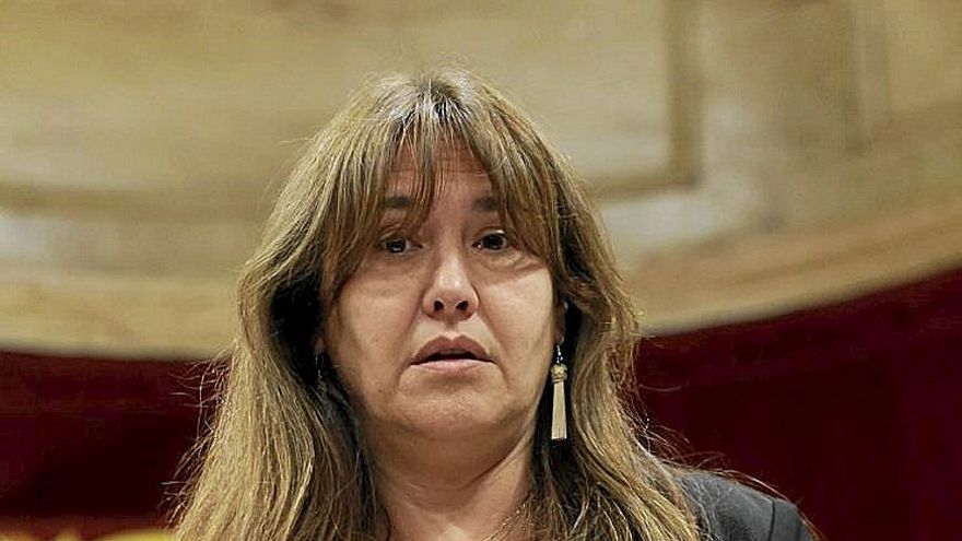 Laura Borràs, durante un Pleno el pasado mes de junio. | FOTO: EFE