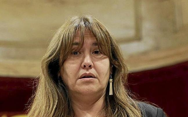 Laura Borràs, durante un Pleno el pasado mes de junio. | FOTO: EFE