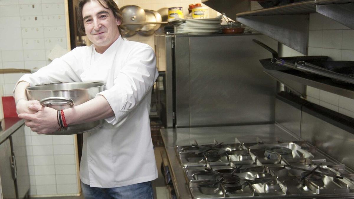 Mikel Fiestras comenzó en 1999 a trabajar en el entonces restaurante La Huerta