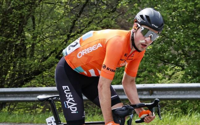 Peio Goikoetxea, durante la pasada Vuelta a Asturias.
