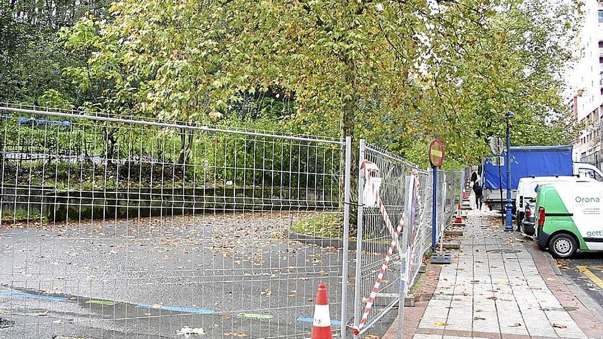 Parcela en la que se construirá el parking de Pontika.