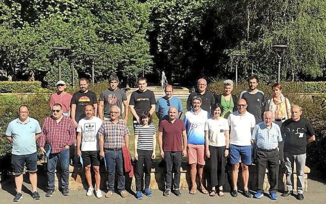 Ordiziako Udaleko eta kirol elkarteetako ordezkariak. | ARGAZKIA: E.C.A.