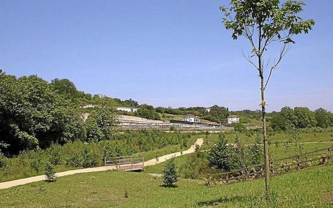 El parque fluvial, cuya ampliación hasta Martutene fue el proyecto más votado en 2021. El parque fluvial, cuya ampliación hasta Martutene fue el proyecto más votado en 2021.