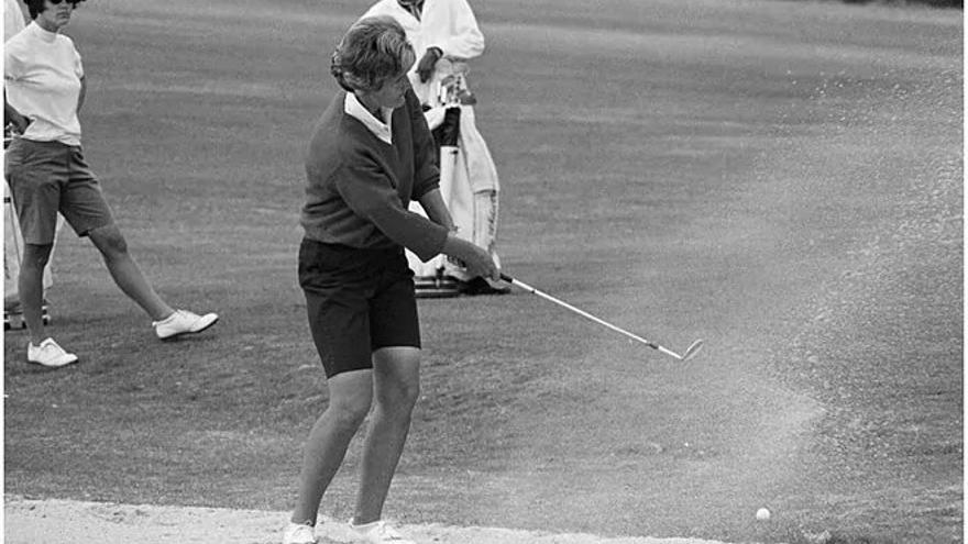 Kathy Whitworth, durante el Titleholders Championship de 1966 en Augusta