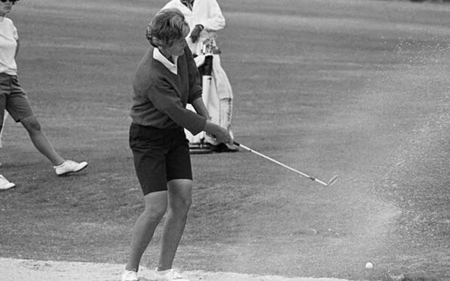 Kathy Whitworth, durante el Titleholders Championship de 1966 en Augusta