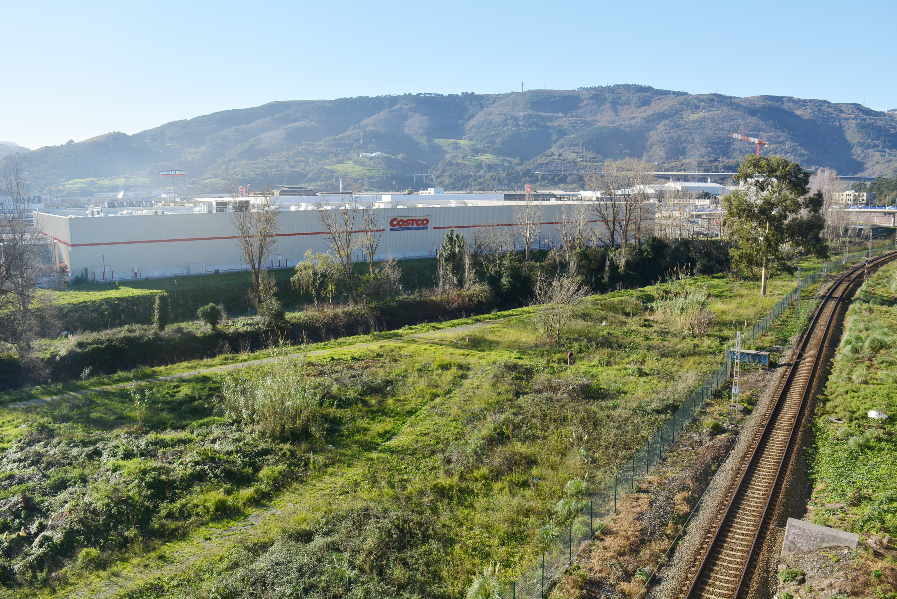 Futuro paseo fluvial de Sestao.