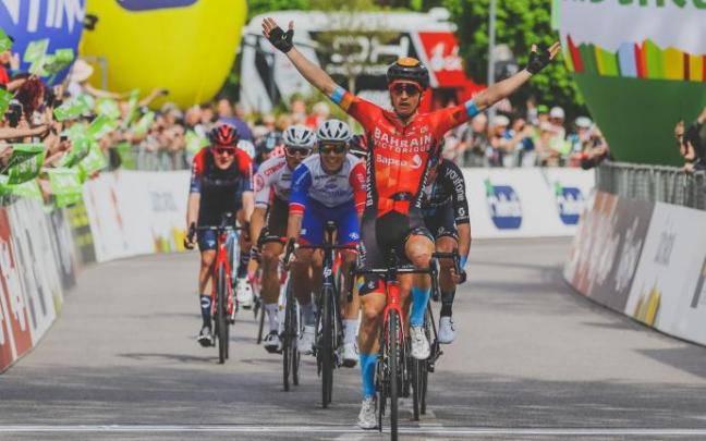 Pello Bilbao lidera el Tour de los Alpes tras su victoria de etapa.
